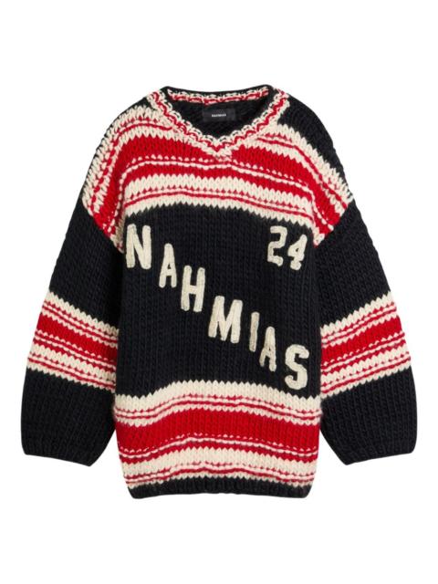 NAHMIAS striped knitted sweater