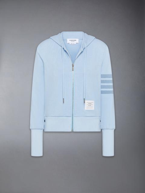 Thom Browne LOOPBACK 4-BAR SHRUNKEN HOODIE