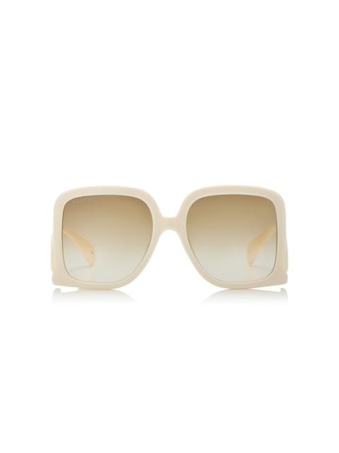Acetate Sunglasses white