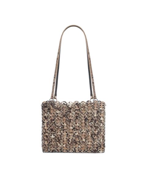 rabanne 1969 flip python-effect bag