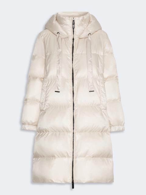Max Mara MARTE Roomy midi puffer in water-repellent quilted fabric - VANILLA
