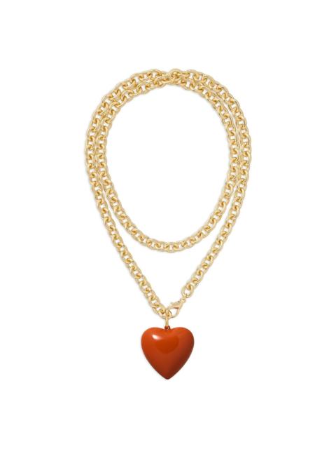 ROXANNE ASSOULIN The Big Puffy heart-charm necklace