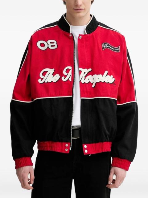 The Kooples racing-number panelled jacket