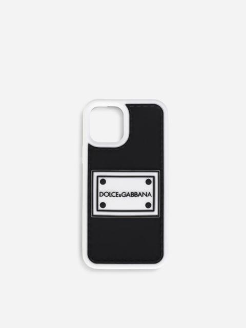 Dolce & Gabbana Rubber iPhone 12 Pro cover with branded plate