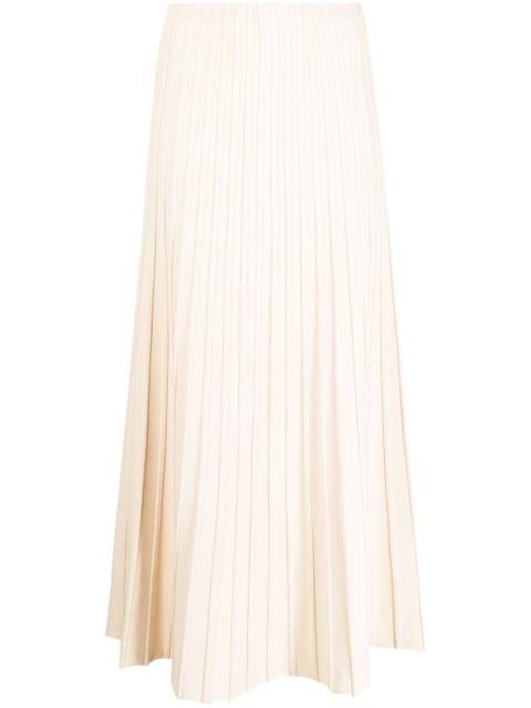 BY MALENE BIRGER high-waisted pleated midi skirt