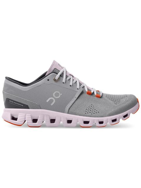 On Running Cloud X Alloy Grey Lily Pink (Women's)