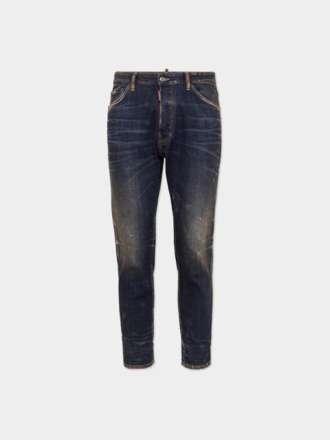 DSQUARED2 DARK SEDONA WASH RELAX LONG CROTCH JEANS