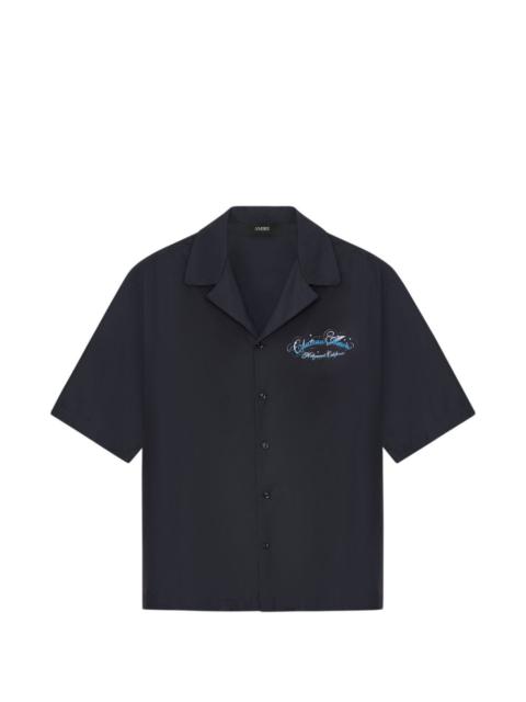 AMIRI logo-detail camp shirt