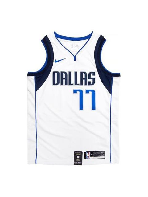 Nike 나이키 캐주얼 스포츠 NBA Dallas Mavericks Luka Doncic Swingman 저지 남자의 백색 864411-102