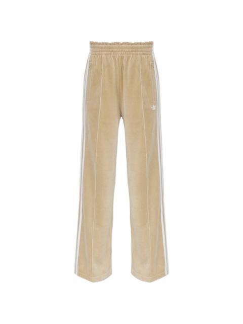 adidas logo-embroidered side-stripe track pants