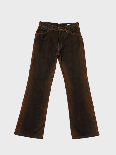 Other brands If Six Was Nine × Le Grande Bleu (L.G.B.) × Wrangler - Flared Wrangler Black Red Two Tone Boot Cut Denim