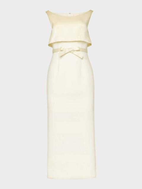 Cinq à Sept Mila Satin Bow Dress