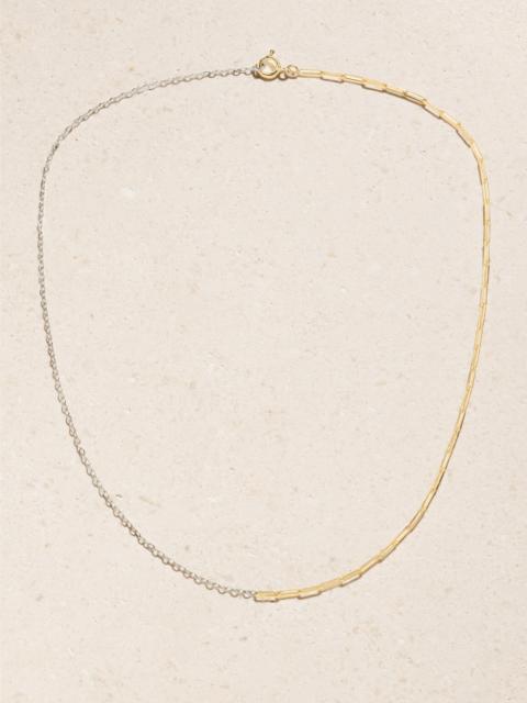 Yvonne Léon 18-karat White And Yellow Gold Necklace