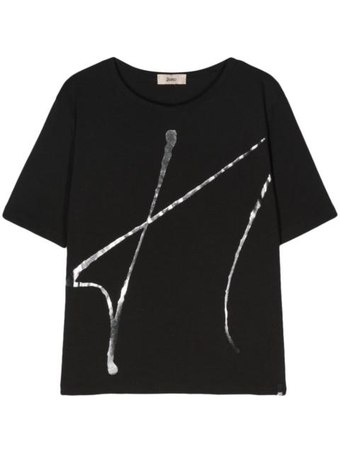 Herno logo-plaque T-shirt