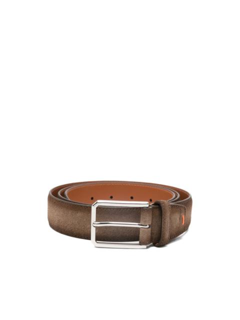 Santoni suede belt