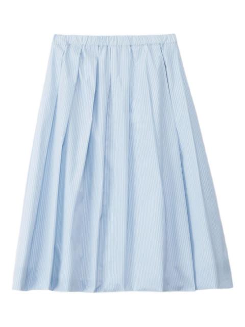 FABIANA FILIPPI pleated striped skirt
