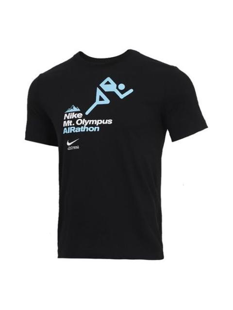 Nike Nike Airathon Round Neck Short Sleeve Black CW2854-010