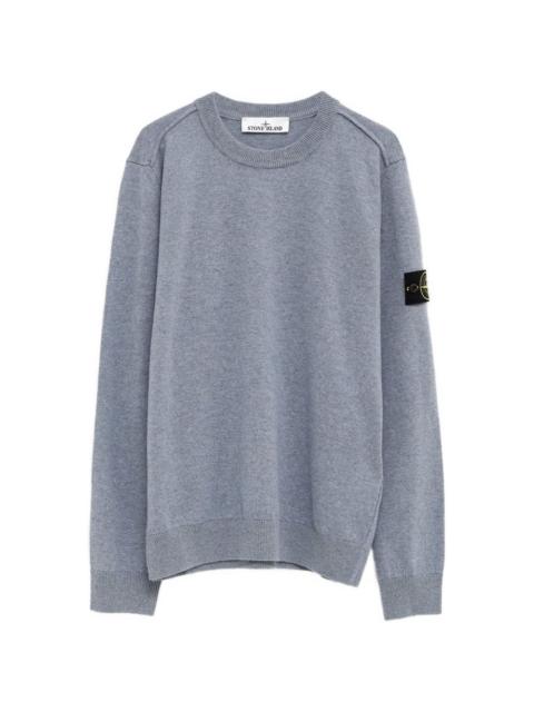Stone Island crew-neck patch sweater