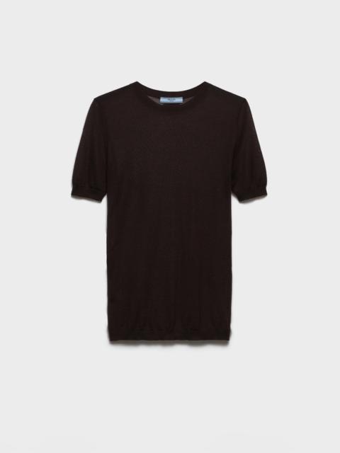 Prada Cashmere and silk crew-neck sweater