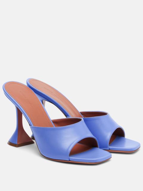 Amina Muaddi Lupita 95 leather mules