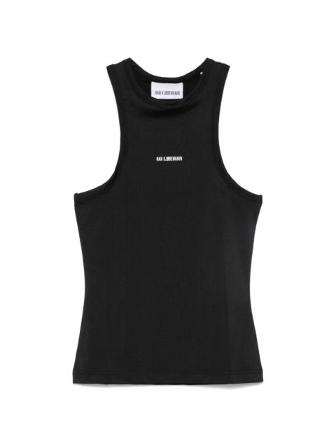 HAN KJØBENHAVN logo-appliqué racer tank