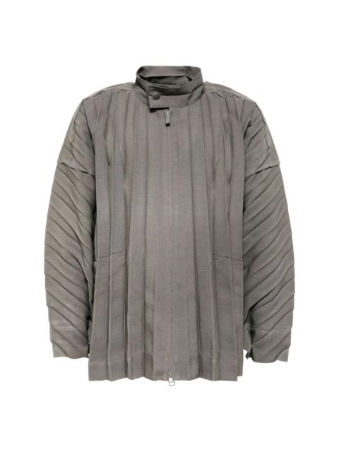 edge pleated jacket