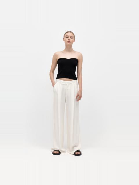 Overlap Waist Trousers - Cool White