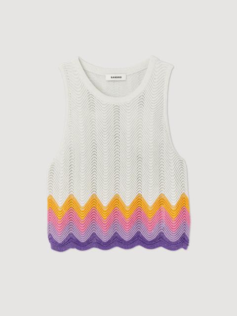 Sandro Knitted tank