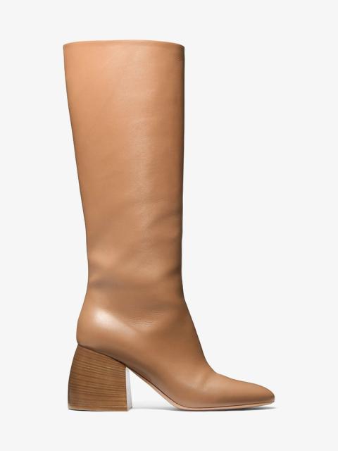 MICHAEL KORS Kaitlin Leather Riding Boot