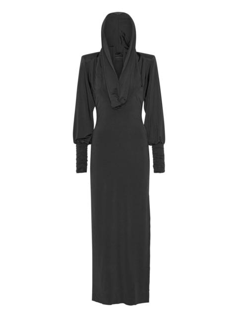 ROTATE Rotate Hooded Slinky Maxi Dress