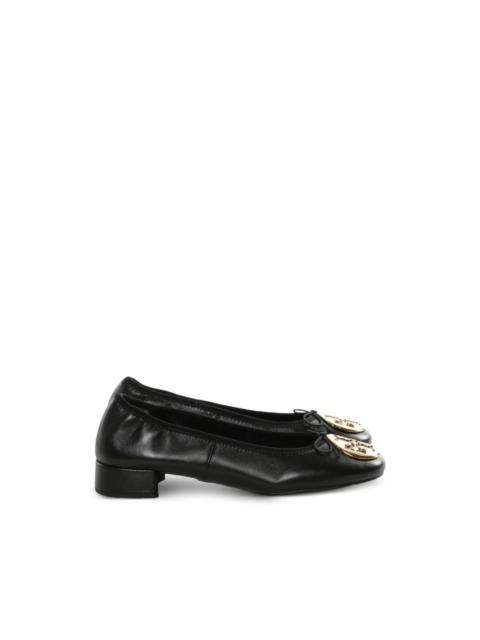 TORY BURCH Reva logo-plaque ballet flats