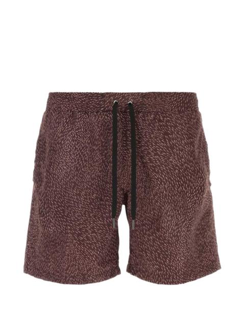 Brioni printed swimming shorts