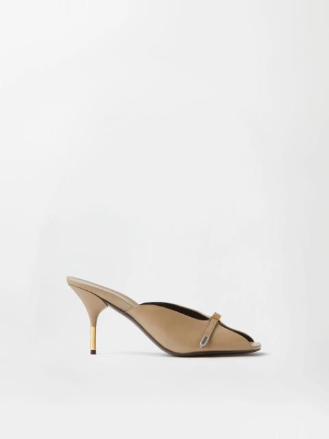 VERSACE Nyx Leather Mules 80 mm