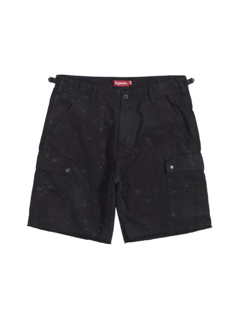 Supreme Supreme Overdyed Camo Cargo Short Black