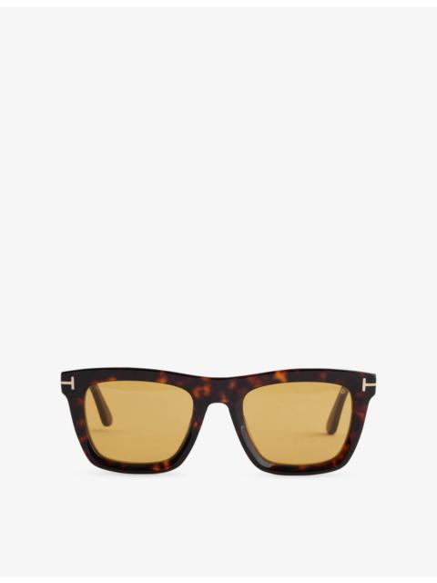 TOM FORD Lelio Square-Frame Acetate Sunglasses