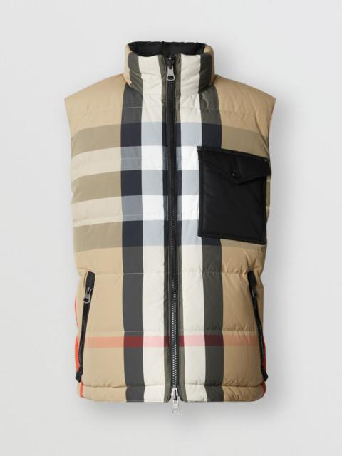 Burberry Reversible Check Nylon Puffer Gilet