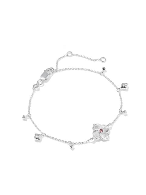KENDRA SCOTT Dira Sunray Sterling Silver Delicate Chain Bracelet