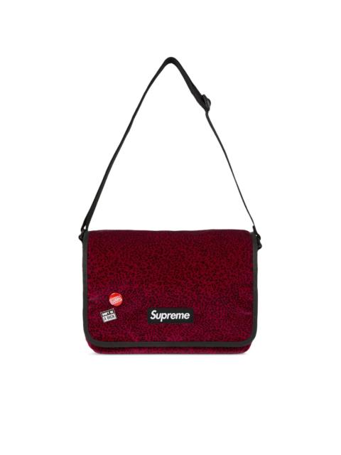 Supreme animal-print messenger bag