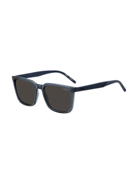 HUGO BLUE SUNGLASSES WITH TEXTURED TEMPLES