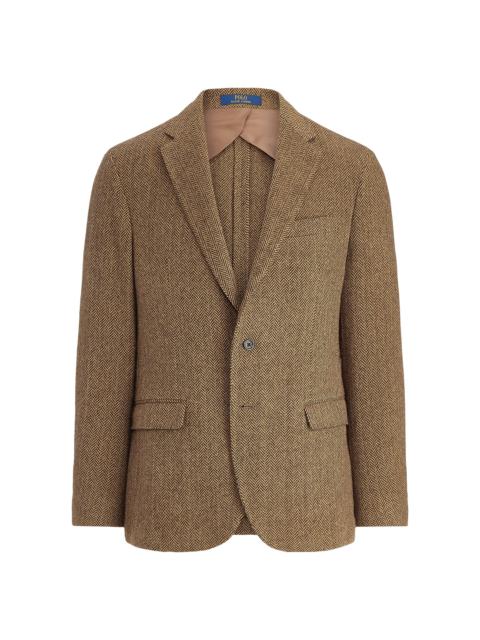 Polo Ralph Lauren Men's Herringbone Wool-Blend Two-Button Sport Coat - Brown Tan