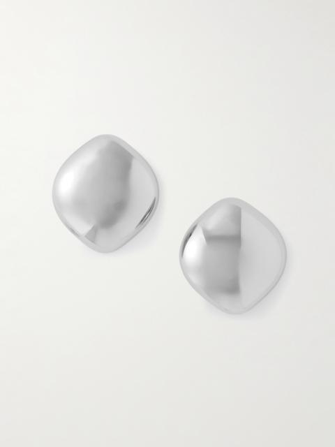 JENNIFER FISHER Puffy Cushion Silver-plated Earrings