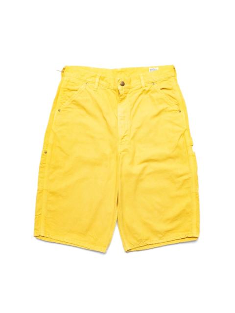 orSlow Dad's Fit Oxford Painter Shorts - Yellow Stone (Blue in Green Exclusive)