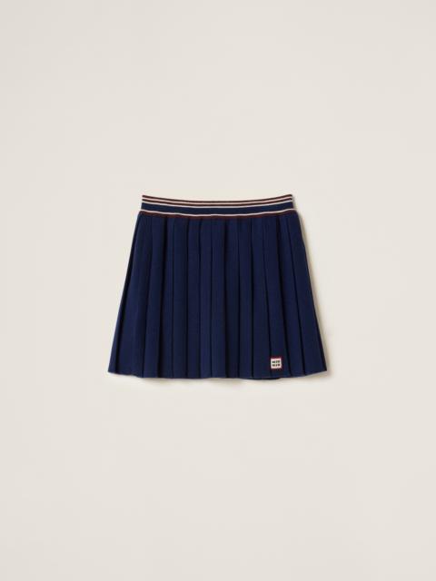 Miu Miu Wool and cashmere skirt