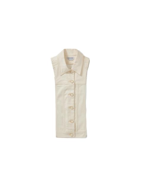 VERONICA BEARD SLATE COTTON TWILL DICKEY