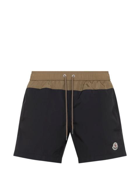 Moncler two-tone swim shorts