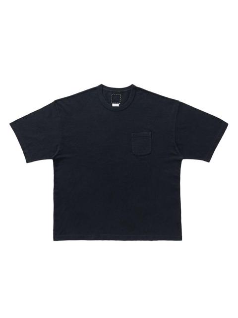 visvim MONDO TEE S/S DMGD BLACK