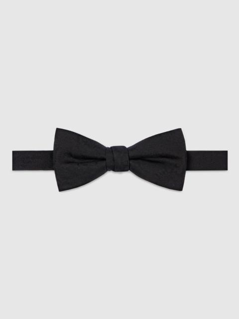 GUCCI GG cotton silk bow tie