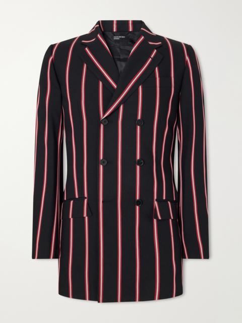 Enfants Riches Déprimés Pierre Double-Breasted Striped Virgin Wool Blazer