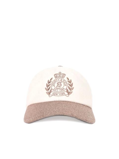 Sporty & Rich embroidered-logo baseball cap