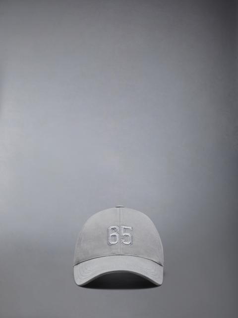 Thom Browne COTTON TWILL BROWNE 65 BASEBALL CAP